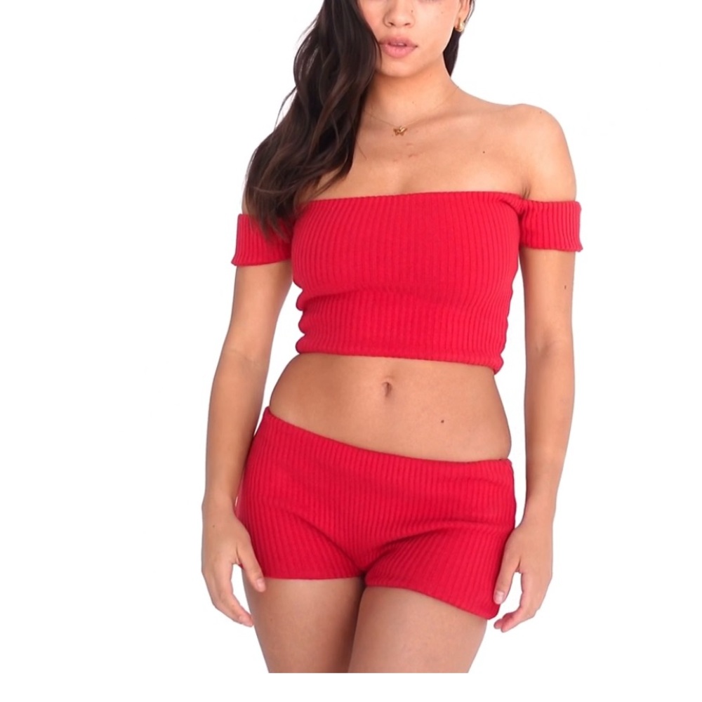 Are you Am I Red Bike Shorts
